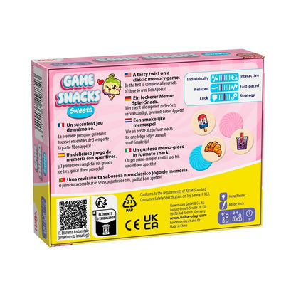 Game Snacks Sweets - Juego de mesa - Haba - 2-4 jugadores - 6+ años - 10 min