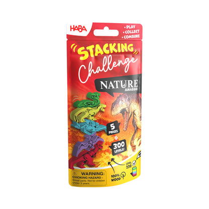 Stacking Challenge Nature Jurassic - Juego de equilibrio y retos - 1 jugador - +6 años - HABA