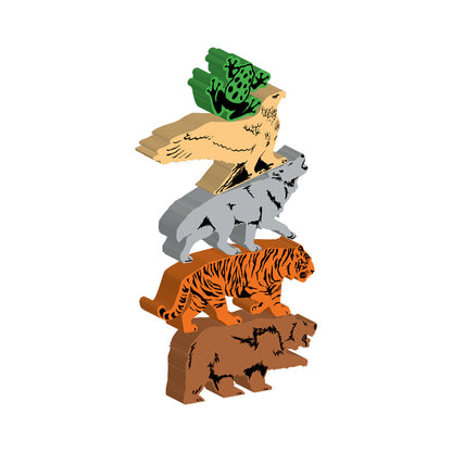 Stacking Challenge Nature - Juego de equilibrio y retos - 1 jugador - +6 años - HABA
