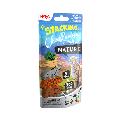 Stacking Challenge Nature - Juego de equilibrio y retos - 1 jugador - +6 años - HABA