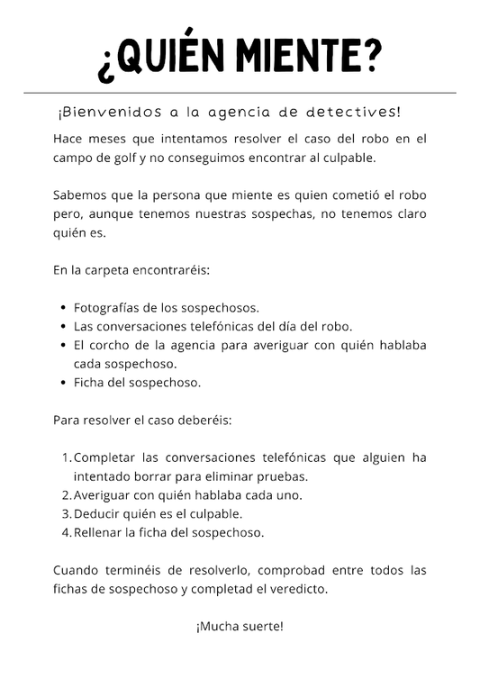 ¿Quién miente? | Ladycraft