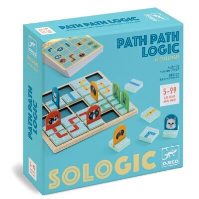 Path Path Logic - Juego de mesa - Djeco - Desde 5 años Board Games