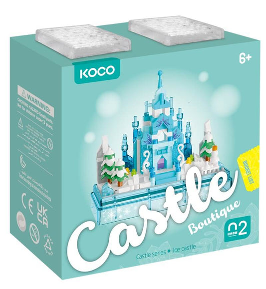 Koco Castle - Ice and snow 381 pcs - Juego de construcción desde los 6 años - Koco Building Toys