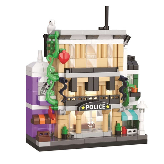 Koco Comisaría de policía - 309 piezas - Juego de construcción desde los 6 años - Koco Building Toys