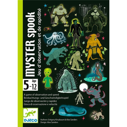 Myster Spook - Juego de cartas de atención - Djeco - De 5 a 12 años
