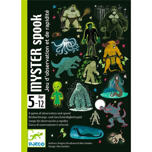 Myster Spook - Juego de cartas de atención - Djeco - De 5 a 12 años