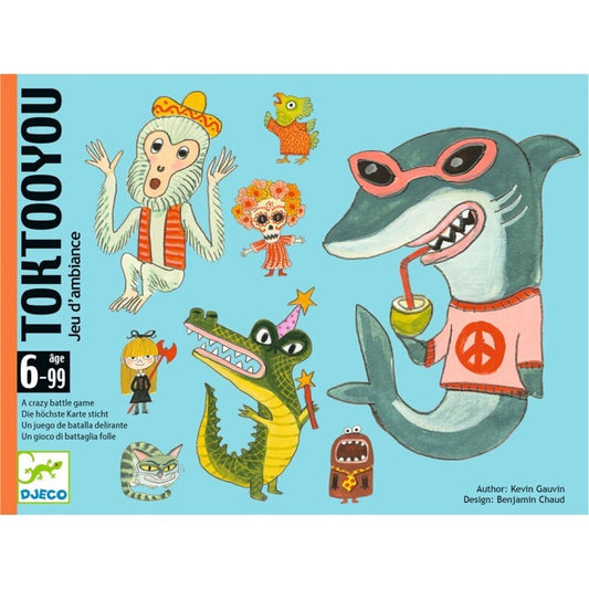 Toktooyou - Juego de cartas de imitación - Djeco - 3 a 8 jugadores  +6 anos