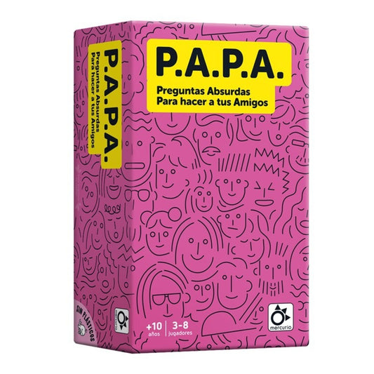 P.A.P.A. ( Papa )- Party Game - Mercurio - +12 años - 3 a 8 jugadores