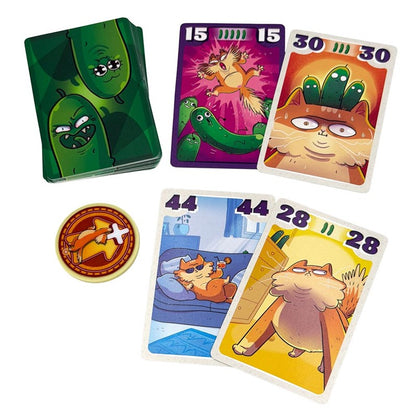 Gatos contra pepinos - Juego de mesa - Mercurio - 3-6 jugadores - 8+ años - 20 min