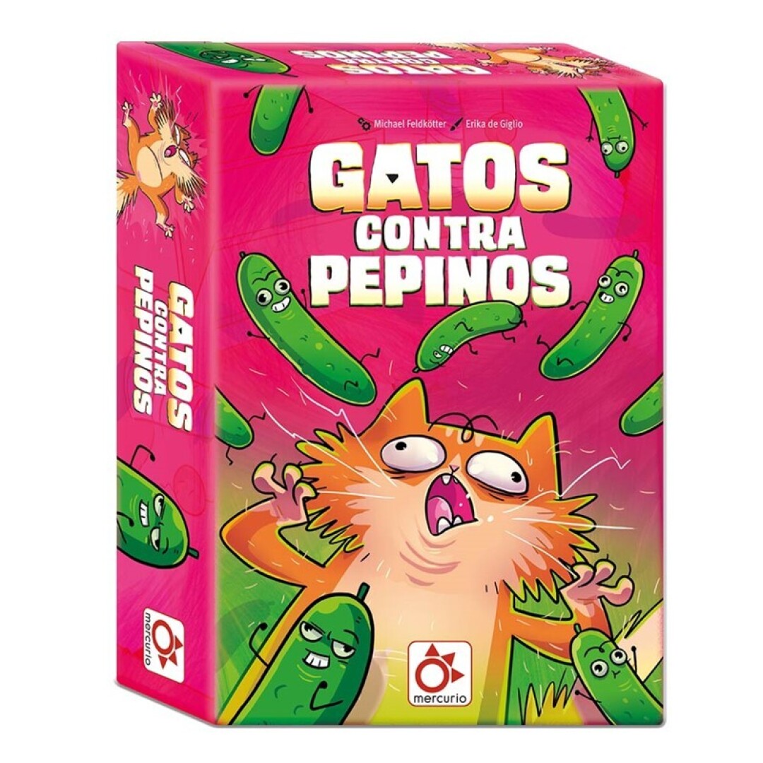 Gatos contra pepinos - Juego de mesa - Mercurio - 3-6 jugadores - 8+ años - 20 min