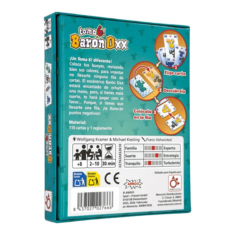 Toma 6 Baron Oxx - Juego de cartas - Mercurio - 2-10 jugadores - 8+ años - 30 min