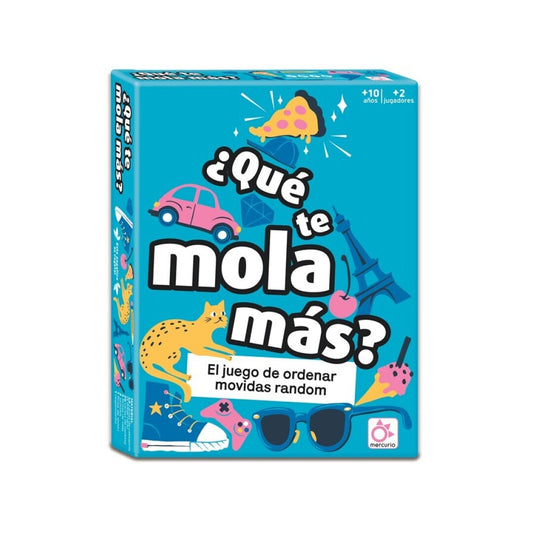 ¿ Qué Mola Más ? - Juego de mesa - Mercurio - 2-6 jugadores - 10+ años - 15 min