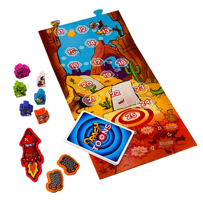 Crash Toons - Juego de mesa - Mercurio - 2-6 jugadores - 8+ años - 20 min