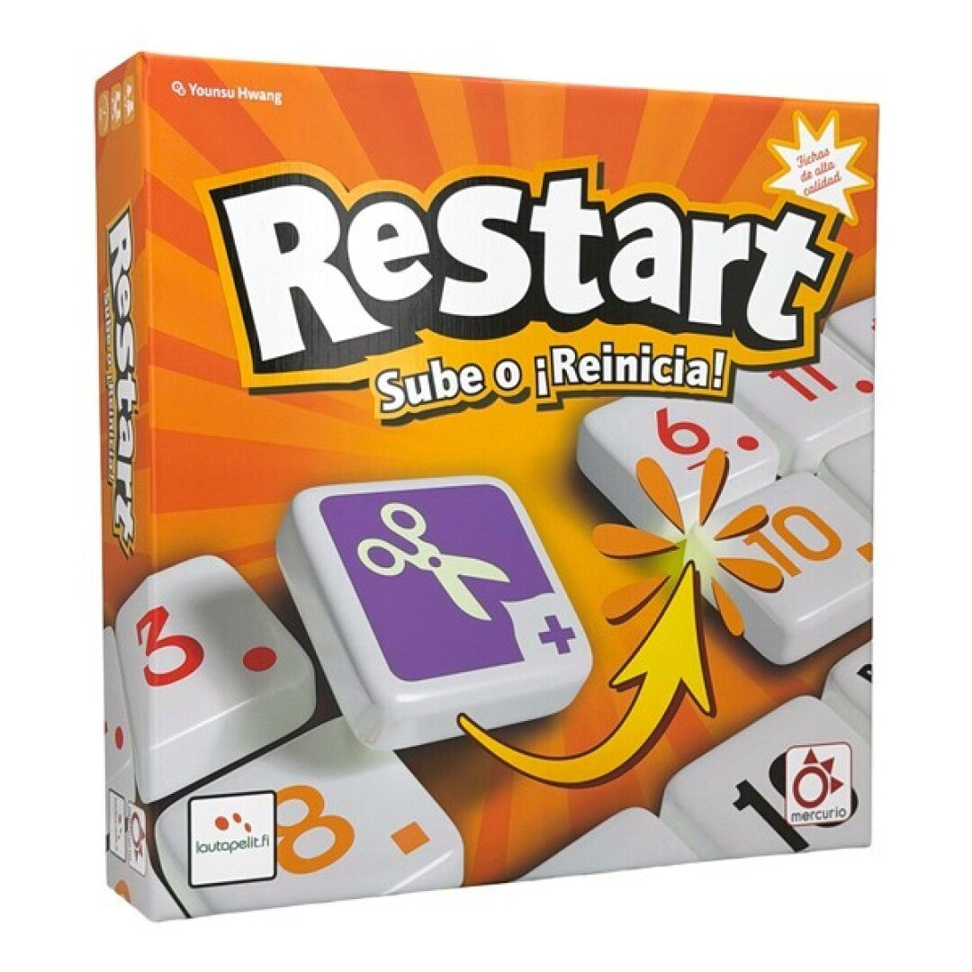 RESTART - Juego de mesa - Mercurio - 2-4 jugadores - 7+ años - 20 min