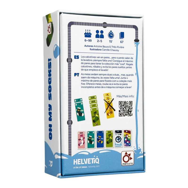 Oh my socks - Juego de cartas de atención - Mercurio  - Desde 6 años