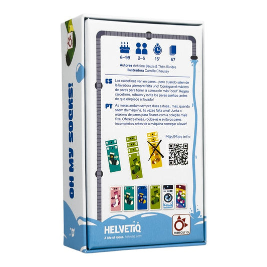 Oh my socks - Juego de cartas de atención - Mercurio  - Desde 6 años