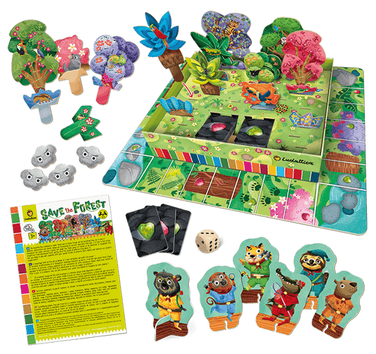 Save the Forest - Juego de mesa - Ludattica - Desde 3 años Board Games
