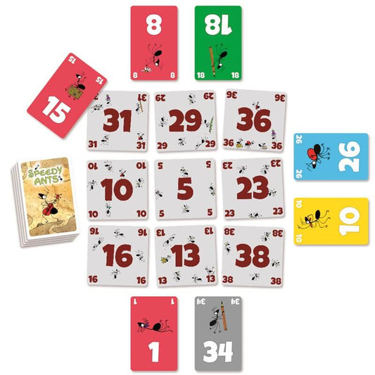 Speedy Ants - Juego de mesa - Mercurio - Desde 7 años Board Games