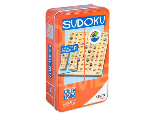 SUDOKU METAL BOX Juego de mesa | 1 Jugador | +6 | Cayro