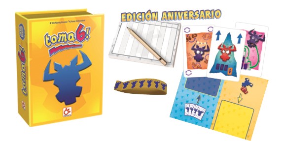 Toma 6 ! 30 Aniversario - Juego de mesa - Mercurio - Desde 8 años Board Games