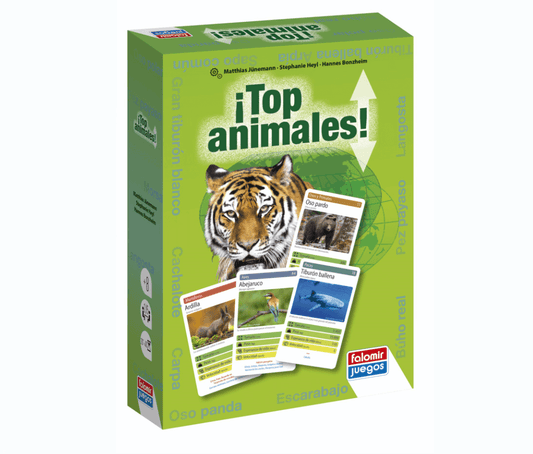 Top Animales - Juego de mesa - FALOMIR - Desde 8 años Board Games