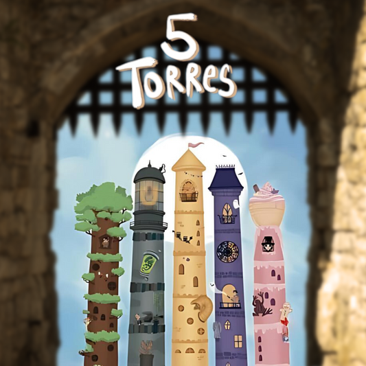 5 Torres - Juego de mesa - MALDITO GAMES - Desde 9 o más años Board Games