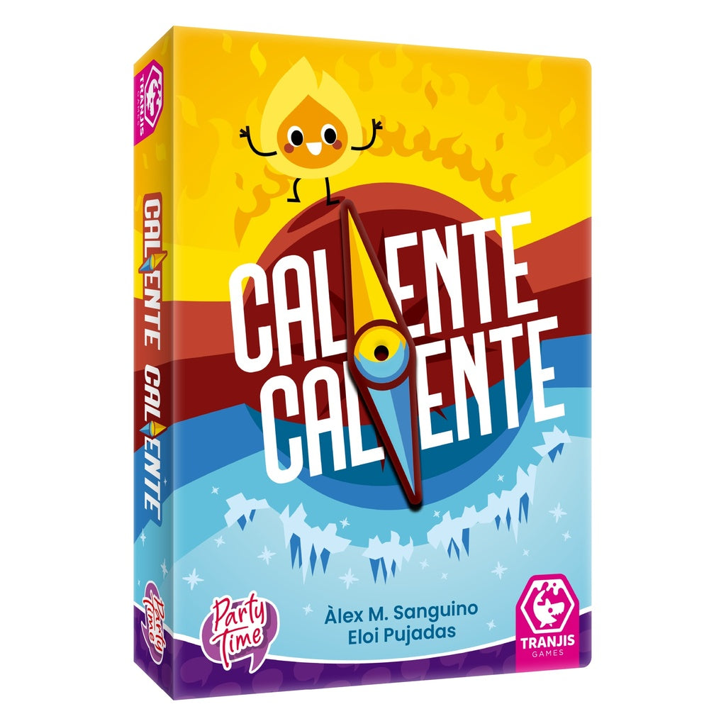 Caliente Caliente - Juego cooperativo de deducción de personajes - 2-9 jugadores - +10 años - Tranjis