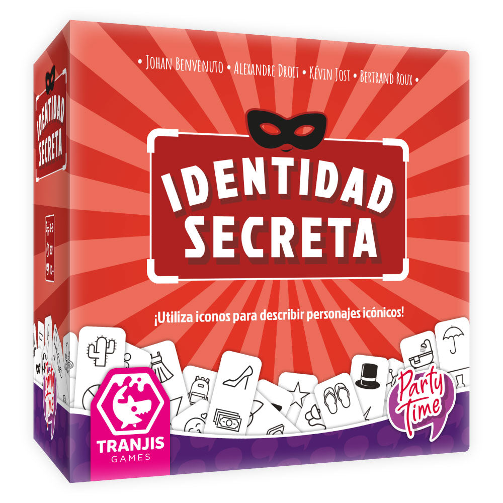 Identidad Secreta Mini - Juego de mesa - Tranjis - +10 años - 3 a 8 jugadores