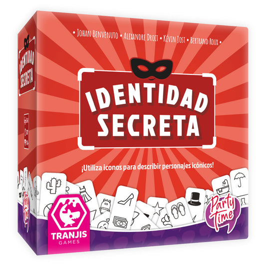 Identidad Secreta Mini - Juego de mesa - Tranjis - +10 años - 3 a 8 jugadores