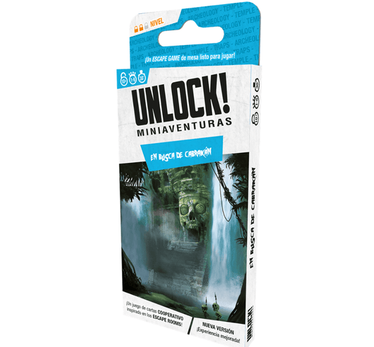 Unlock! Miniaventuras en busca de Cabrakan - Juego de mesa - Asmodee - Desde 6 años Board Games