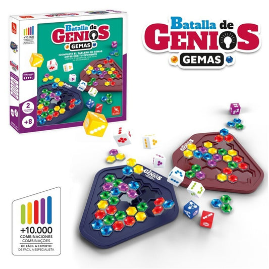Batalla de Genios Gemas 2025 Juego de lógica desde los 8 años