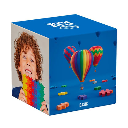 Cubo de piezas: colores básicos 600 pcs  Juego de construcción desde los 5 años