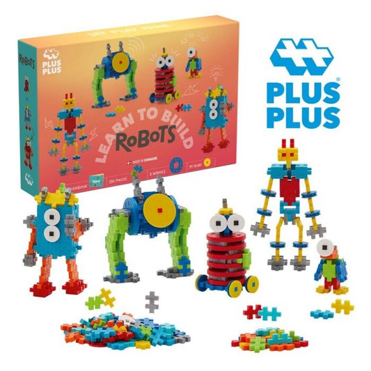Robots Learn to Build 250 piezas Juego de construcción desde los 5 años Building Toys