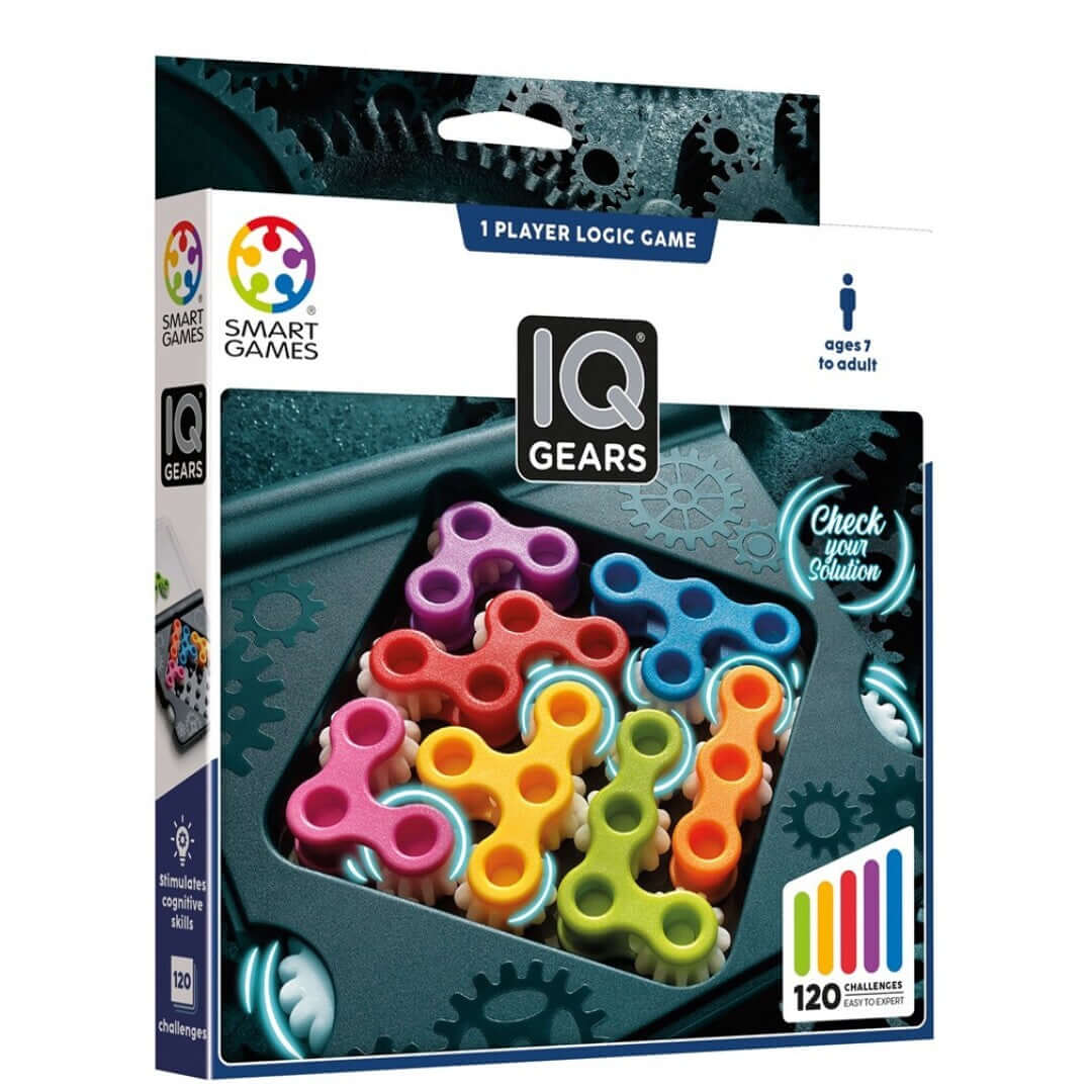 IQ Gears - Juego de mesa - SMART GAMES - Desde 7 años Board Games