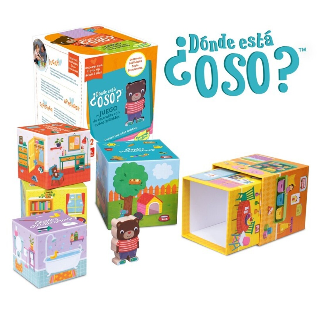 ¿Dónde está Oso? - Juego de mesa - Ludilo - Desde 2 años