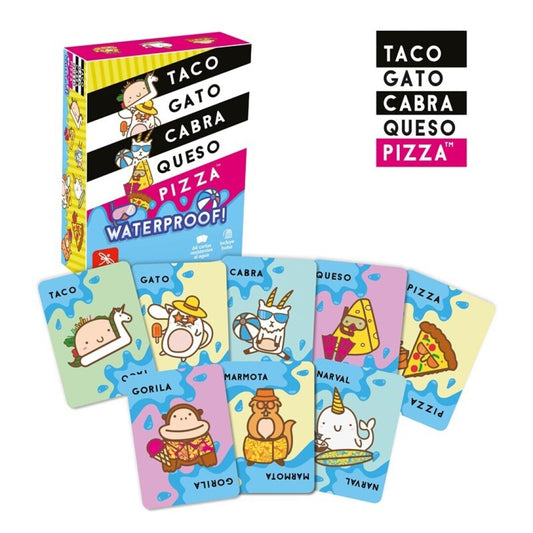 Taco Gato Cabra Queso Pizza Waterproof Juego de mesa - Ludilo - Desde 8 años