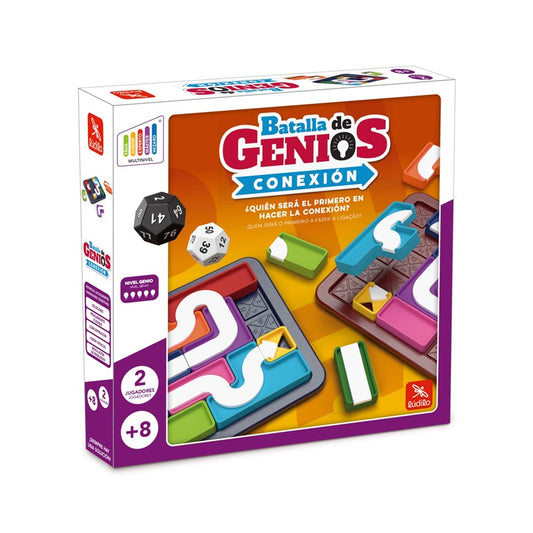 Batalla de Genios Conexión - Juego de lógica +8 años - 1 o 2 jugadores