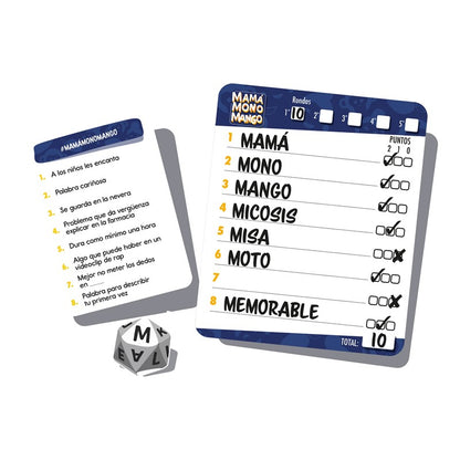Mamá Mono Mango - Juego de mesa - Ludilo - 2-8 jugadores - 16+ años - 30 min