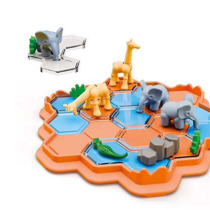 Croco Safari - Juego de mesa - SmartGames - 1 jugador - 6+ años - 10 min