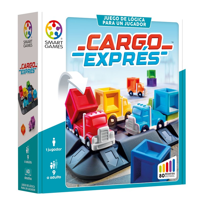 Cargo Expres - Juego de mesa - SmartGames - 1 jugador - 9+ años - 10 min