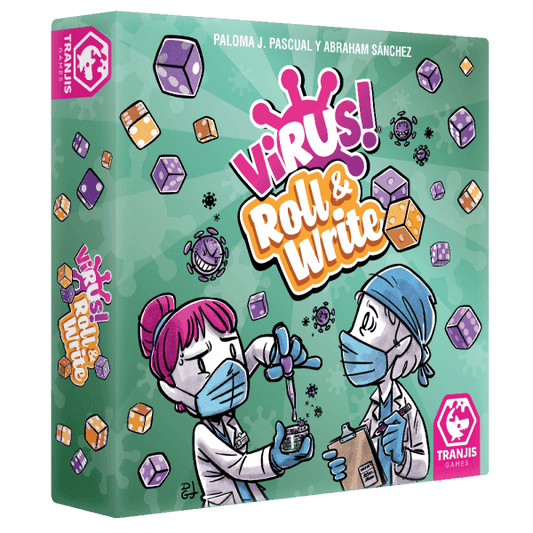 Virus! Roll & Write - Juego de mesa - Tranjis - Desde 8 años Board Games