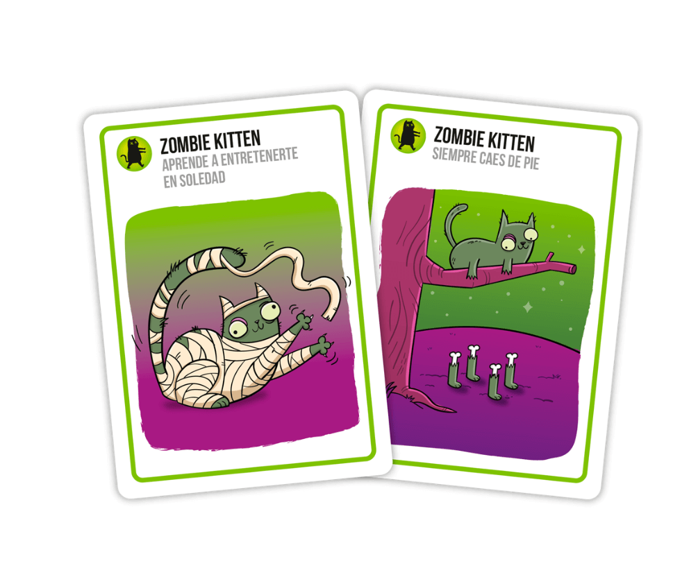 Zombie Kittens - Juego de mesa - Asmodee - Desde 7 años Board Games