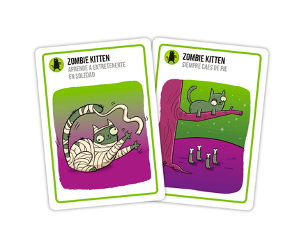 Zombie Kittens - Juego de mesa - Asmodee - Desde 7 años Board Games