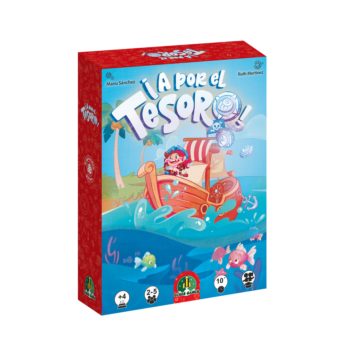 A por el tesoro - Juego de mesa - FALOMIR - 2-5 jugadores - 4+ años - 10 min