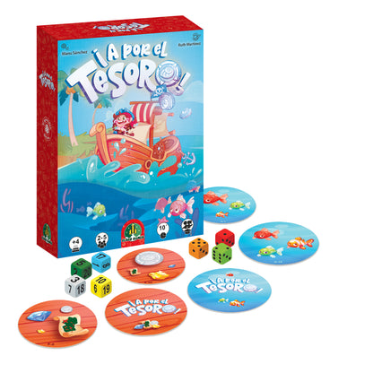 A por el tesoro - Juego de mesa - FALOMIR - 2-5 jugadores - 4+ años - 10 min