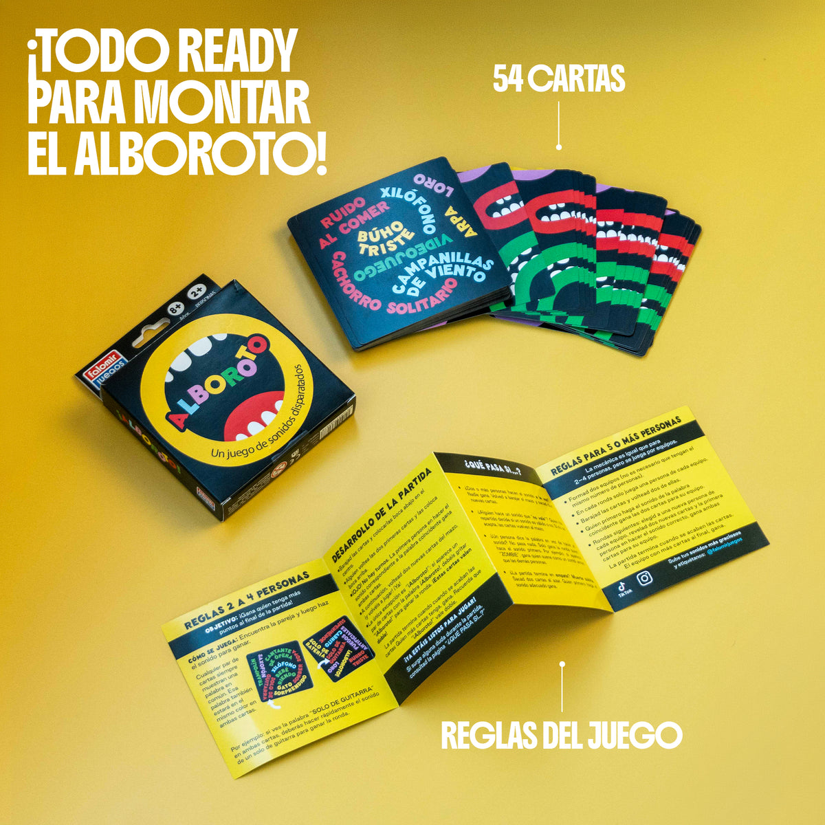 Alboroto - Juego de mesa - FALOMIR - 2+ jugadores - 8+ años