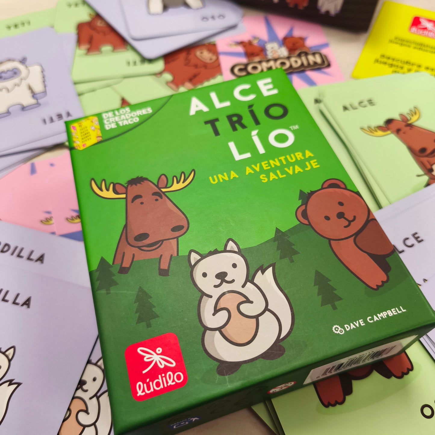Alce, Trío, Lío - Juego de mesa - Ludilo - 3-6 jugadores - 7+ años - 15 min