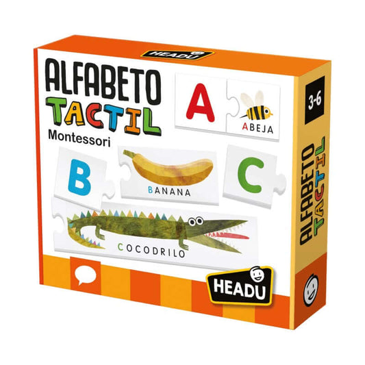Alfabeto Táctil Montessori | 3+ Años | Headu Educational Toys
