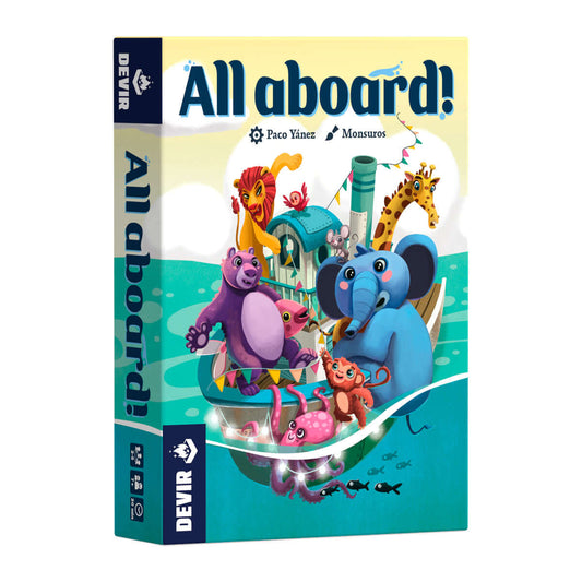 All aboard! - Juego de mesa - Devir - Desde 7 años -  2 a 5  jugadores