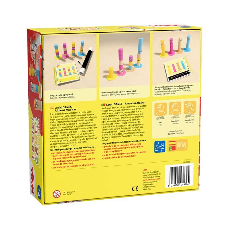 Alpacas Mágicas Logic Games - Juego de lógica - Haba - Desde 7 años - 1 jugador